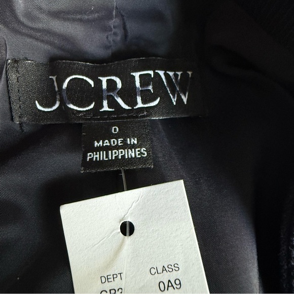 J.Crew Women's Going-Out Blazer in Stretch Twill Size 0 Blue H2743 - Picture 13 of 16